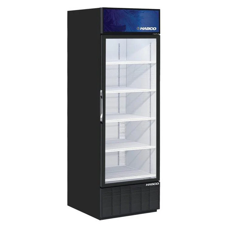 Habco ESM18HC 24" 5-Shelf Single Glass Door Refrigerated Merchandiser