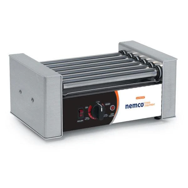 Nemco 8010 6-Roller Hot Dog Grill - Holds 10 Hot Dogs
