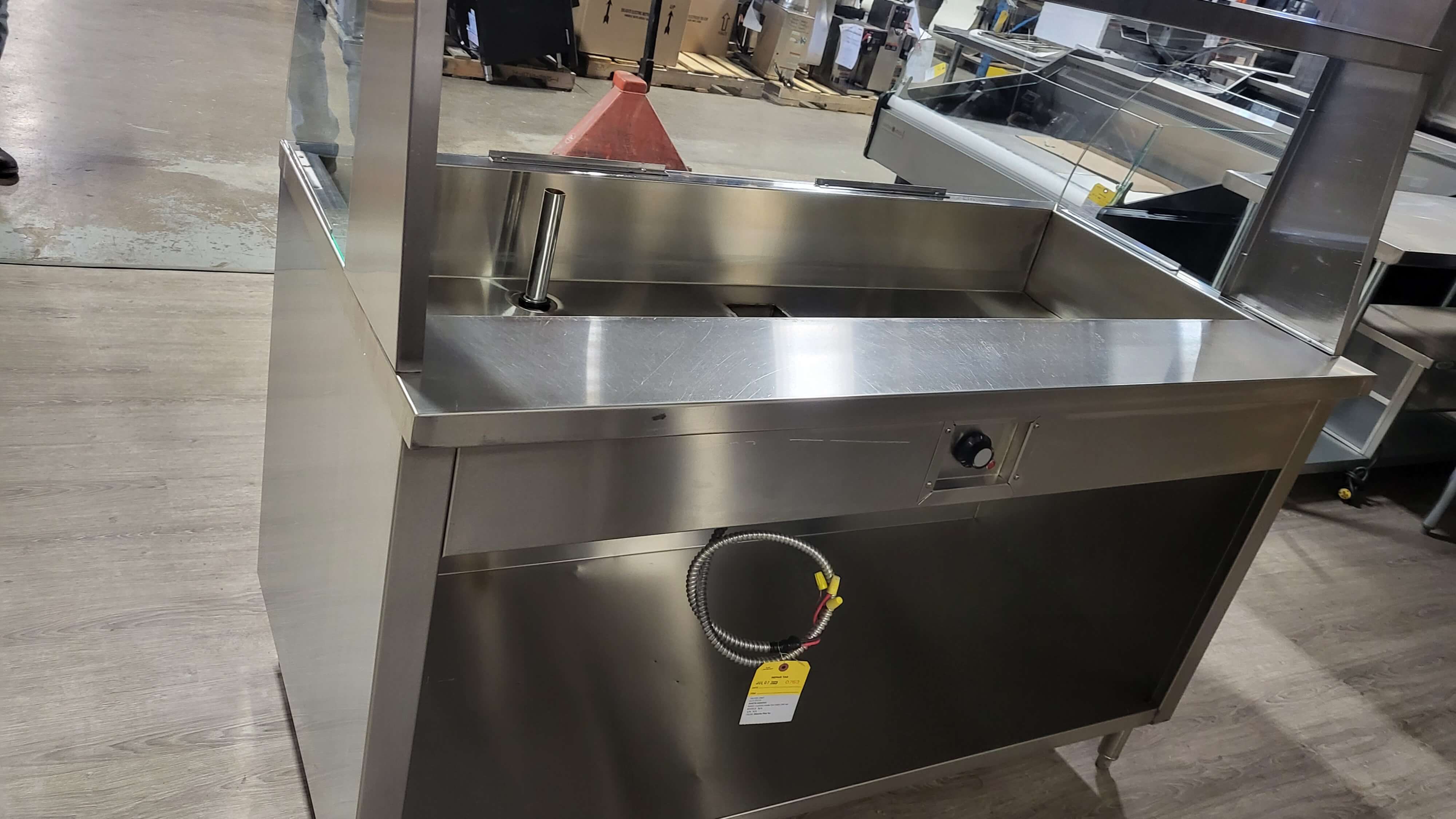 Custom made hot table