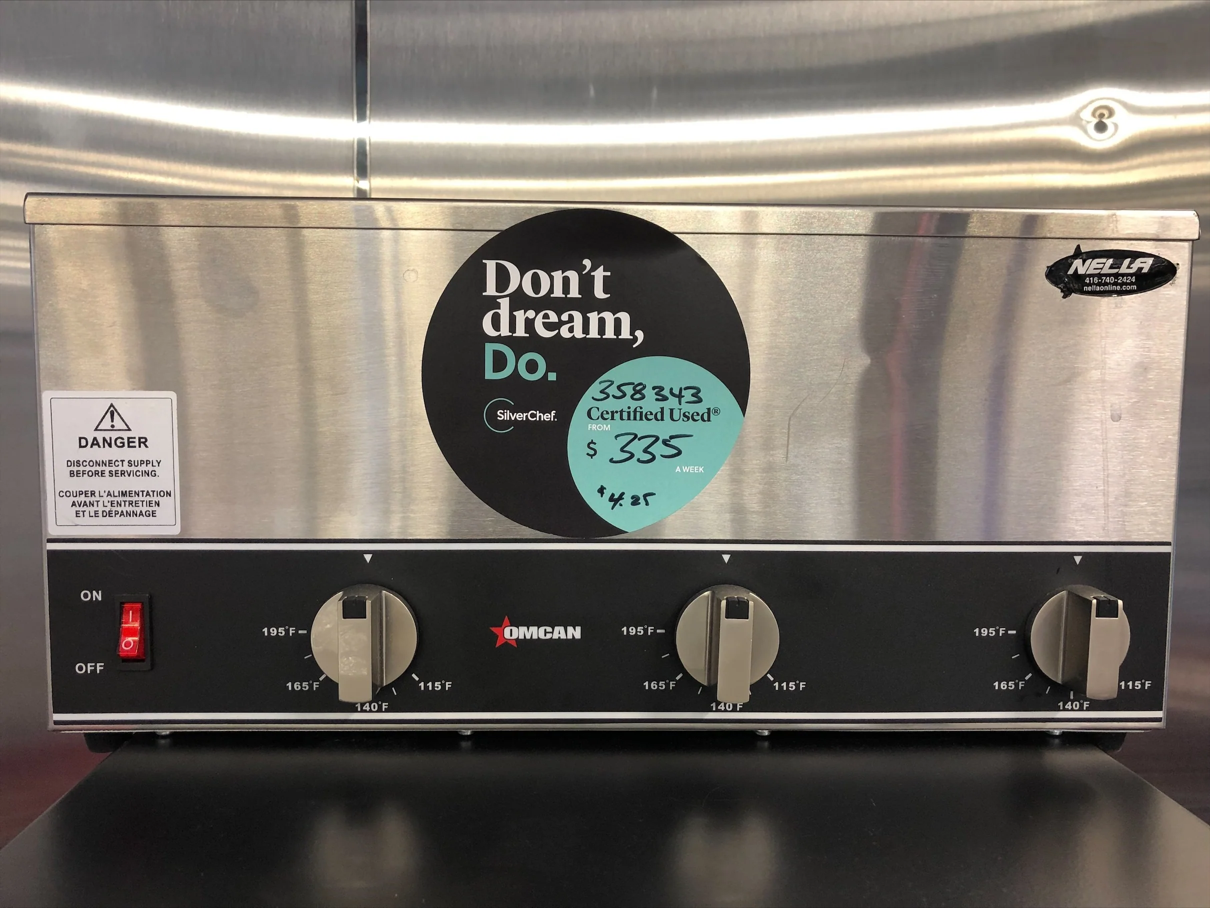 Omcan FW-CN-1603 Food Topping Warmer