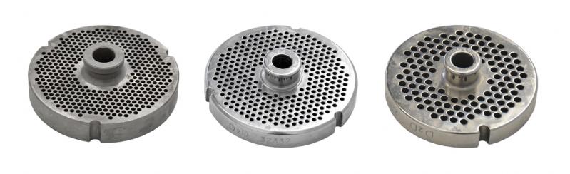 #52 Hard Steel Machine Plate with Hub 16mm (5/8") – Three Notches, Round