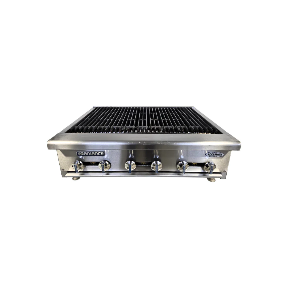 Radiance TARB-36 Countertop Radiant Charbroiler - NG - 6 Burner - 36 Inch
