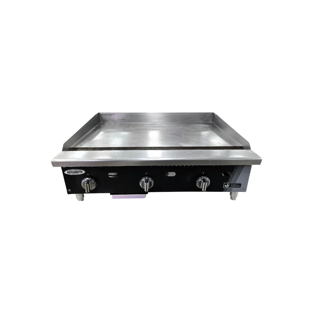 EFI RCTTG-36N Countertop Natural Gas Thermostatic Griddle - 36 Inch