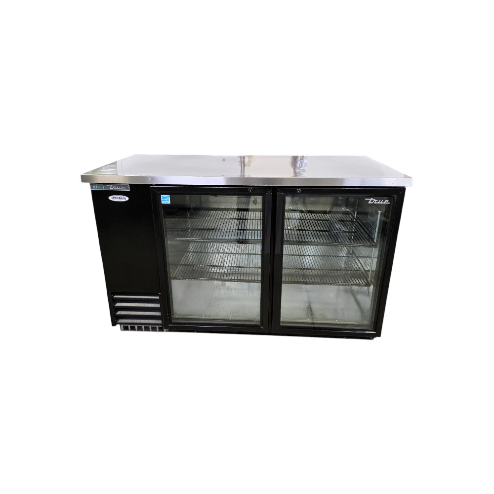 True TBB-2G-HC-LD Back Bar Cooler - 2 Glass Door - 59 Inch