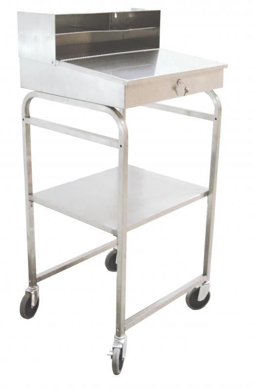 OMCAN 24" Stainless Steel Mobile Receiving Desk