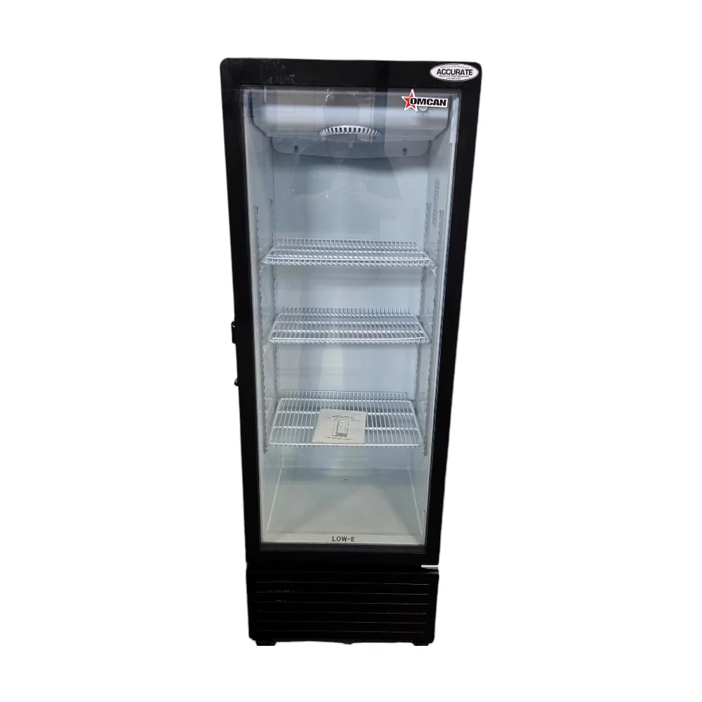 Omcen RE-CN-215 Upright Display Cooler - 1 Glass Door - 21 Inch