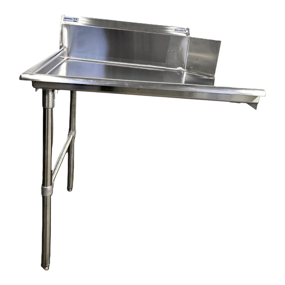 Omcan 28474 Clean Dish Table - Left Side