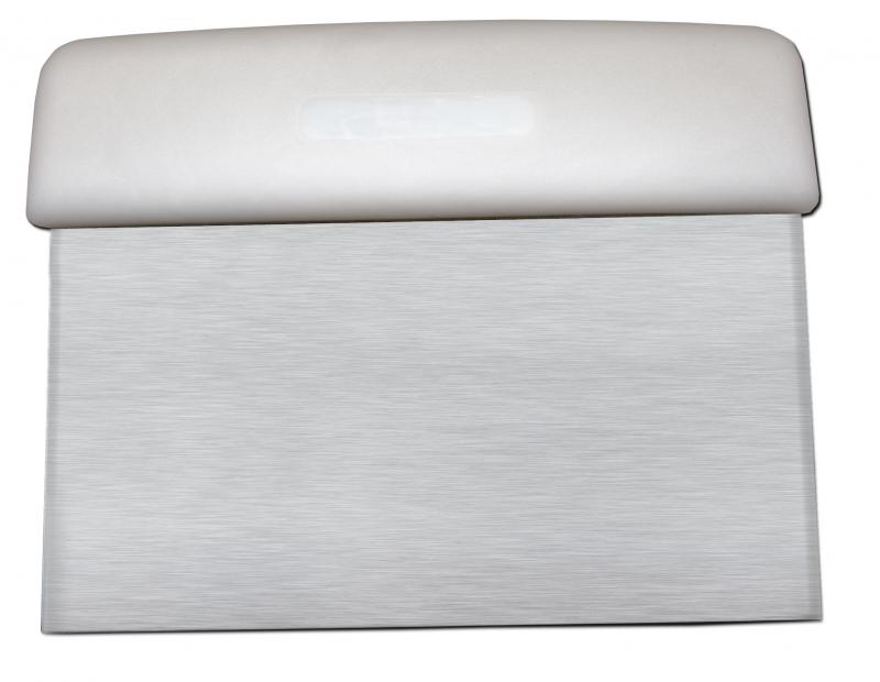 Omcan 6" Dough Scraper with Handle — Color: White