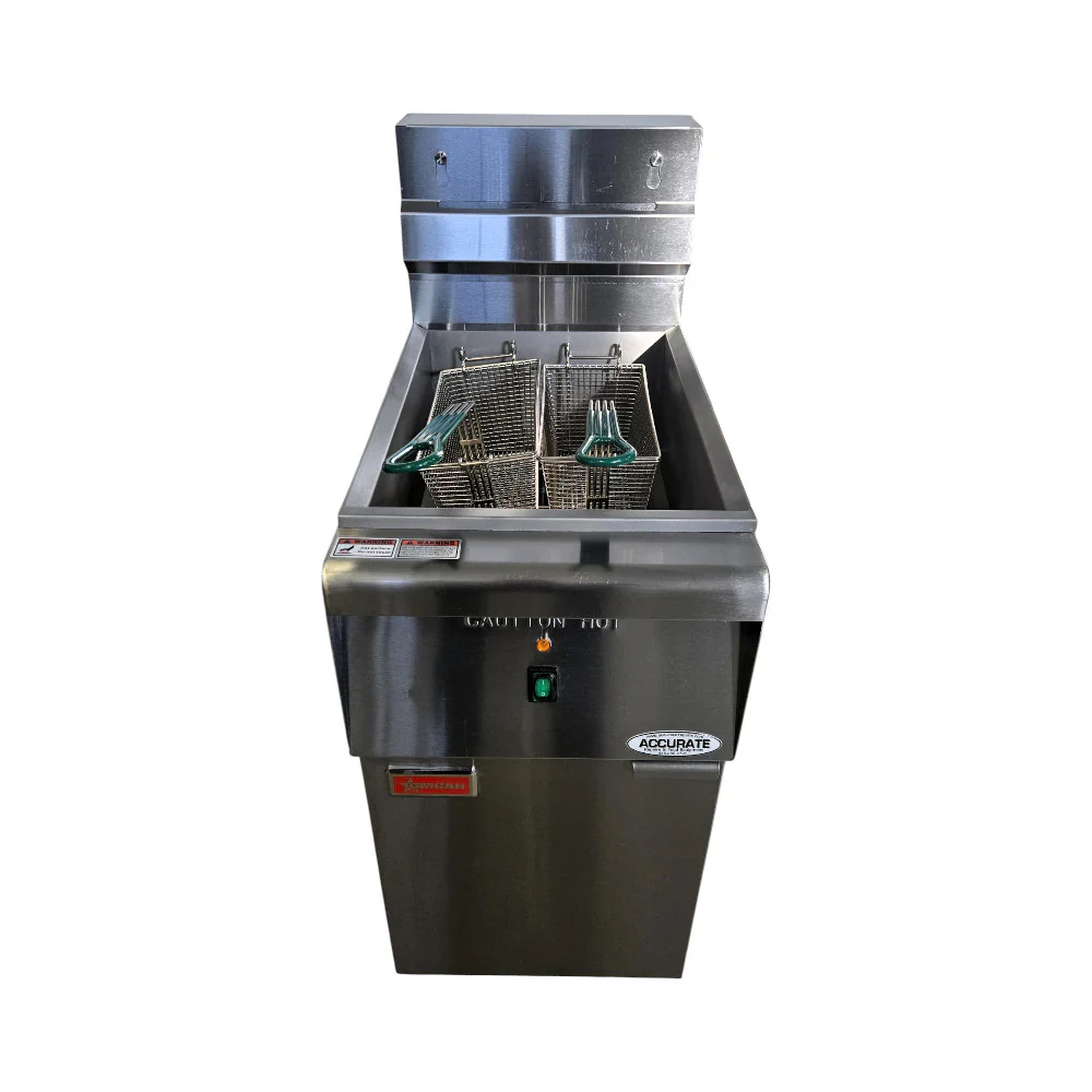 Omcan CE-CN-0040-240-1 Electric Floor Fryer - 40 Lb