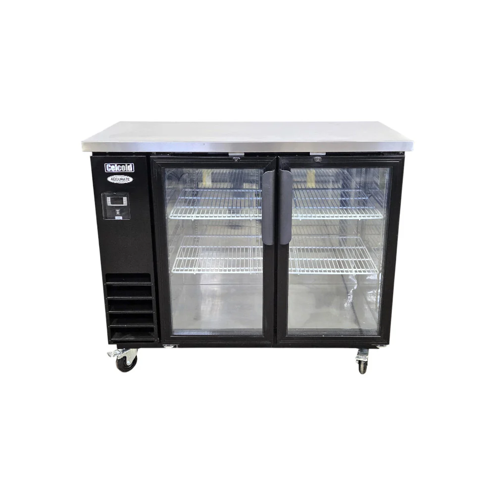 Celcold CBB48G Back Bar Cooler - 2 Glass Door - 49 Inch