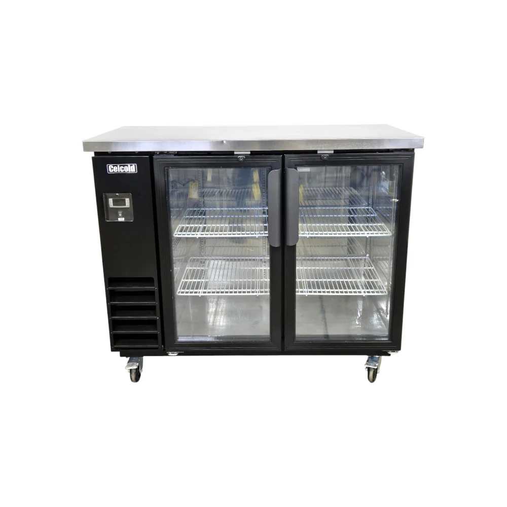 Celcold CBB48G Back Bar Cooler - 2 Glass Door - 49 Inch