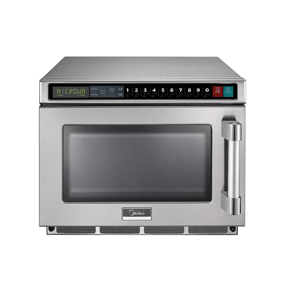 Midea 1817G1A robust-build Commercial Microwave with Push Button - 1800W