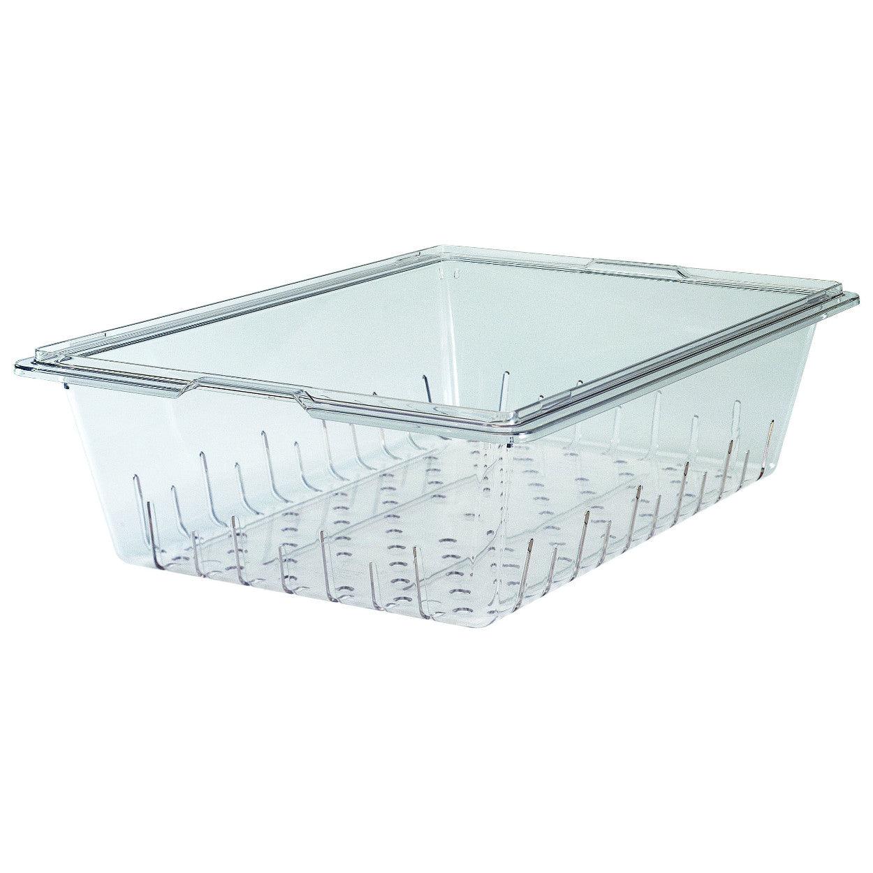 Cambro Camwear Clear 5" Deep Colander for 18" x 26" Food Storage Boxes - 1826CLRCW135