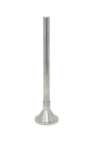 Stainless Steel Spout for Hydraulic Stuffer, Short, 15mm/12mm (Int)