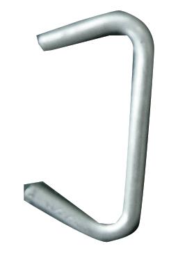 Omcan 3/ Galvanized Blunt Hog Ring with 14 GA — Size: 4"