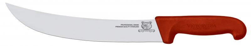Omcan 12" Steak Knife — Color: Red / Handle Material: Red Super Fiber