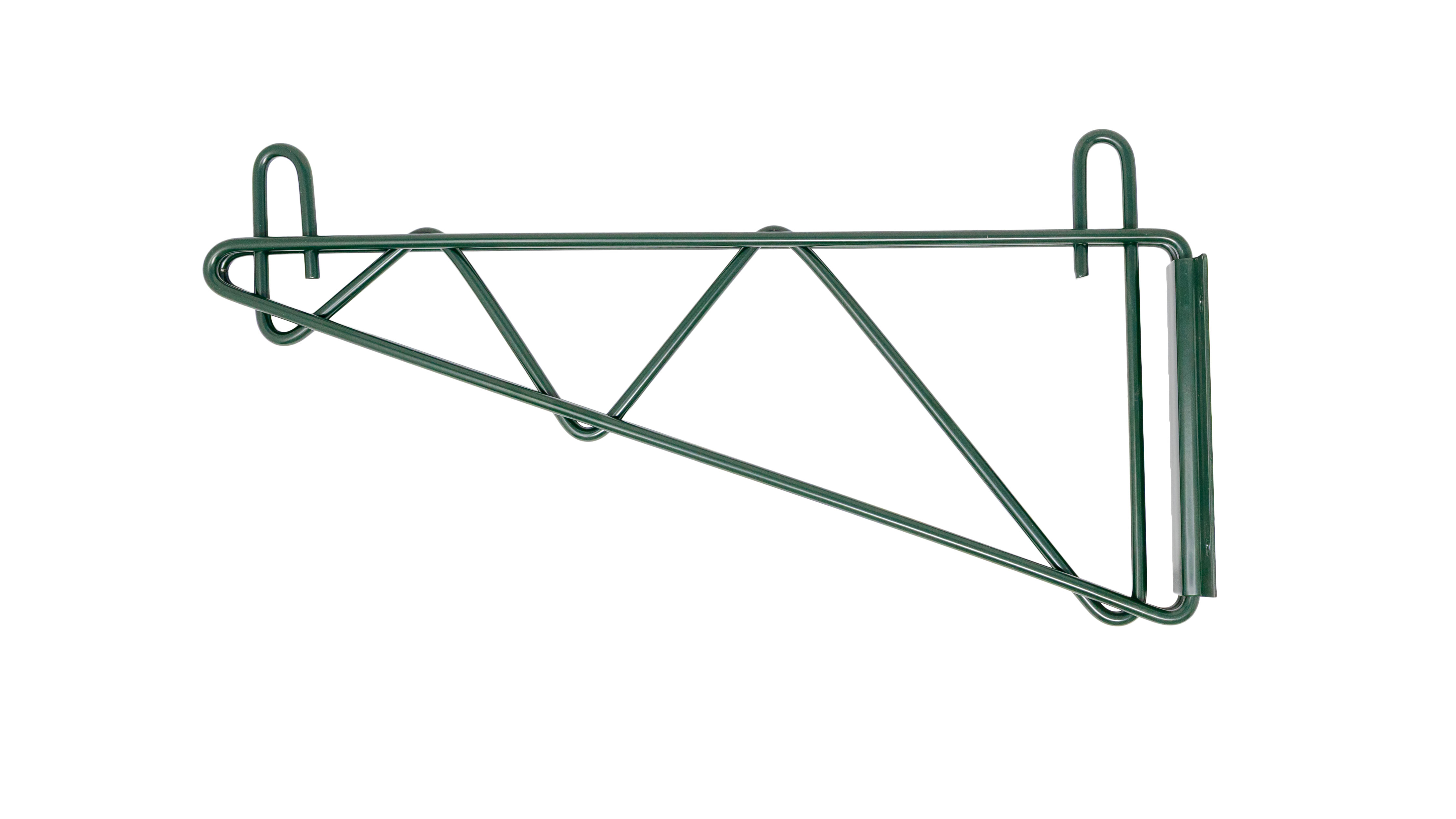 Omcan Green Epoxy Wall Bracket — Size: 14"