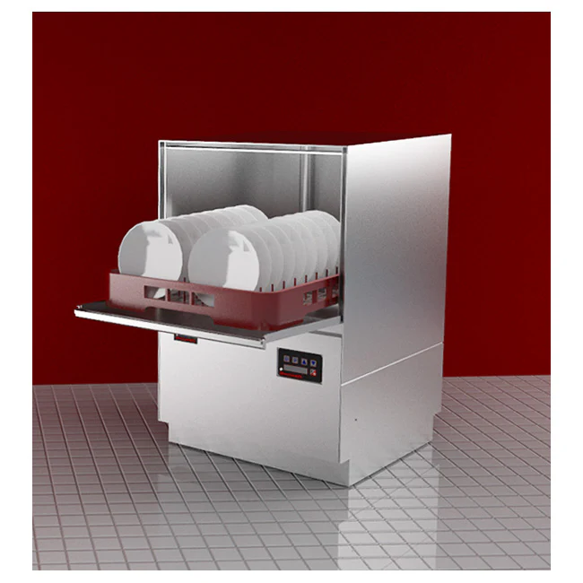 Swissh 25PLC Undercounter Electric Dishwasher with Digital Control - 48 Racks/Hour