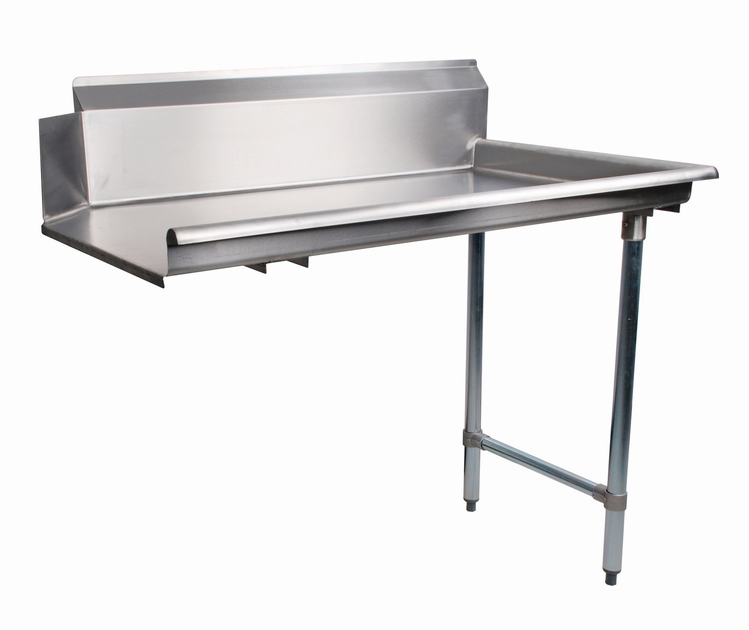Omcan Stainless Steel Clean Dish Table – Right Side — Size: 60"