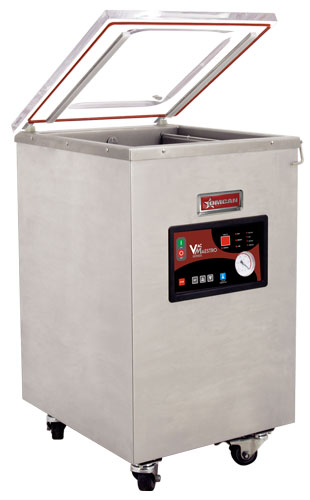 Floor Model Heavy-duty Vacuum Packaging Machine with 1.47 HP and Two 19″ Seal Bars