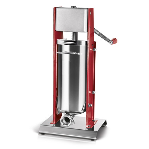 Trento Tre-Spade Vertical Two-Speed Gear-Driven Manual Sausage Stuffer with 15 lb. capacity