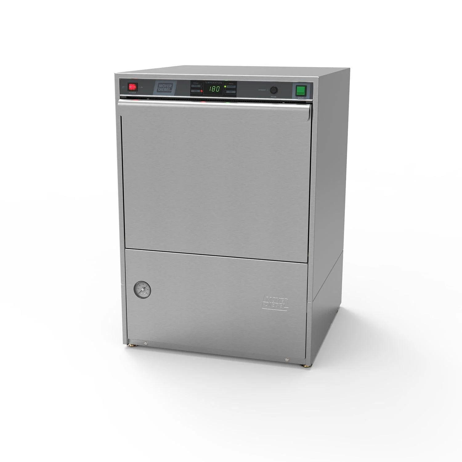 Moyer Diebel 383HT High Temperature Undercounter Dishwashing Machine With Built-In Booster Heater - 40° F Rise