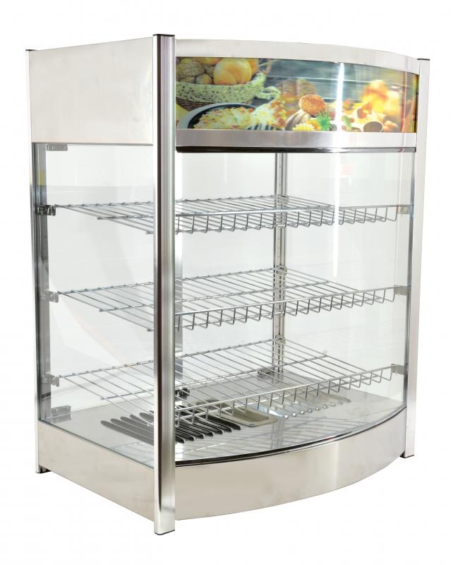 26" Display Warmer, 3 Shelves, Back Doors, Full-Service, 4.8 cu.ft.  (137 L) Capacity