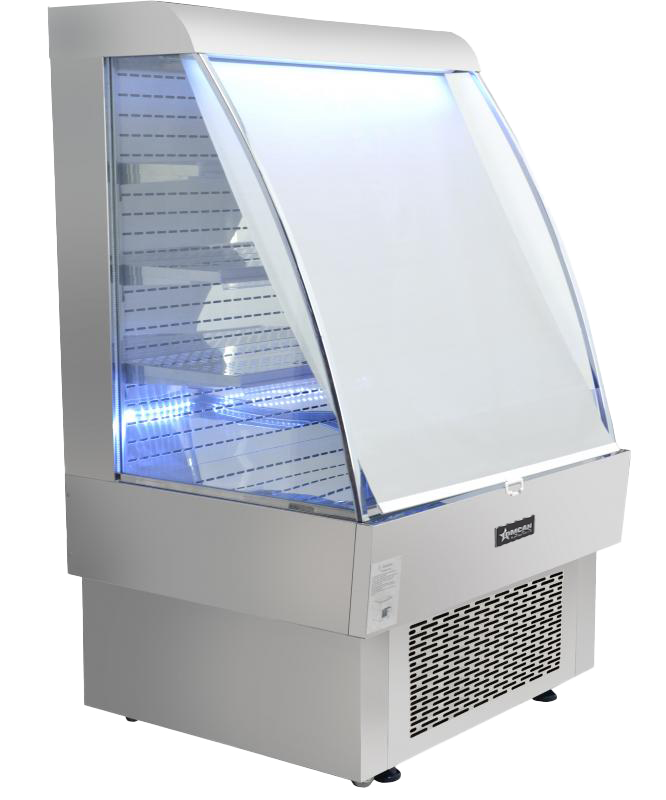 39″ Three (3) Shelf Grab-and-Go Open Refrigerated Floor Display Showcase, 13.42 cu.ft (380 L), Stainless Steel 39″ Three (3) Shelf Grab-and-Go Open Refrigerated Floor Display Showcase, 13.42 cu.ft (380 L), Stainless Steel - 5
