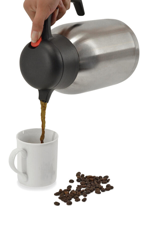 51 oz (1.5 L) Double-Wall Insulated Stainless Steel Thermal Coffee Carafe 51 oz (1.5 L) Double-Wall Insulated Stainless Steel Thermal Coffee Carafe - 5