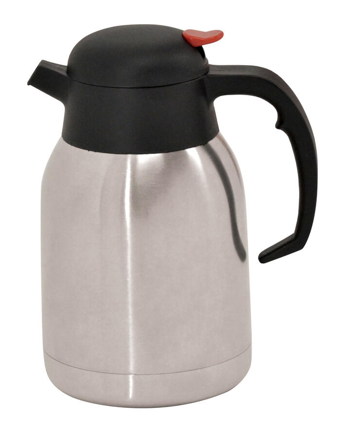 OMCAN 51 oz (1.5 L) Double-Wall Insulated Stainless Steel Thermal Coffee Carafe