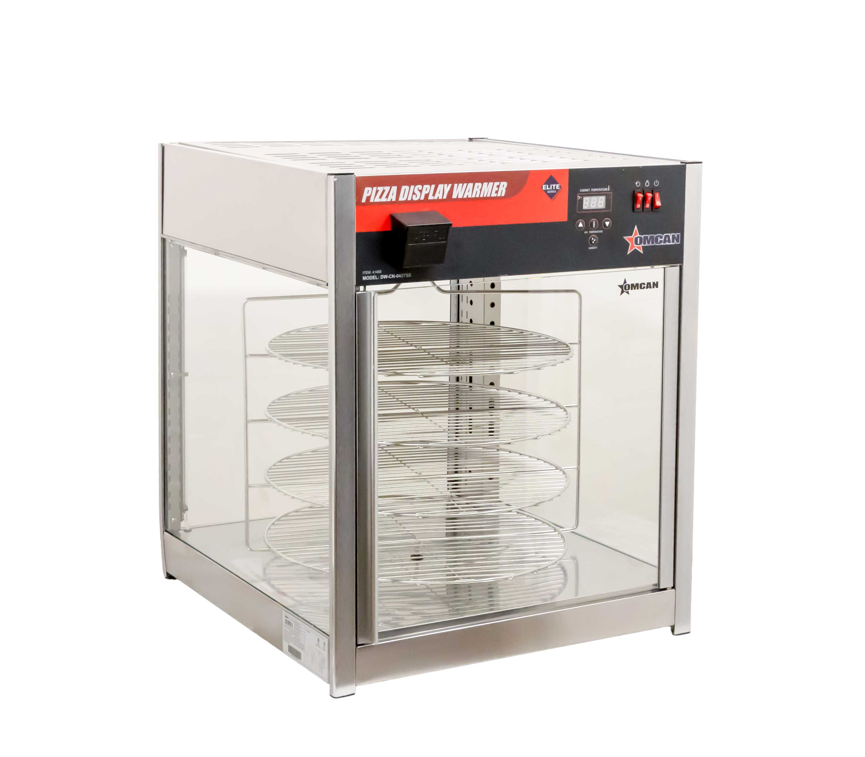 24" Pizza Display Warmer, Self-Service – 110 V, 1500 W
