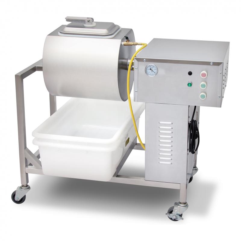 Vacuum Meat Marinating Tumbler Machine, 22 lb - 0.25 HP
