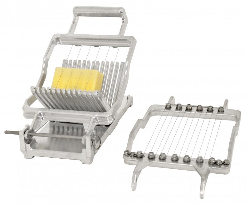 OMCAN Aluminum Manual Easy Cheese Cutter with 3/4″ and 3/8″ Interchangeable Cutting Bows