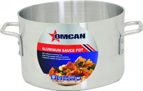 Omcan Aluminum Sauce Pot — Capacity: 40 qt
