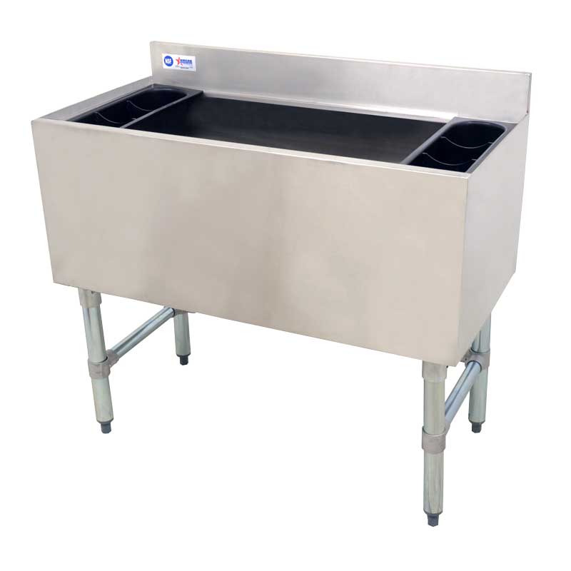 Omcan Stainless Steel Ice Bin — Size: 36"