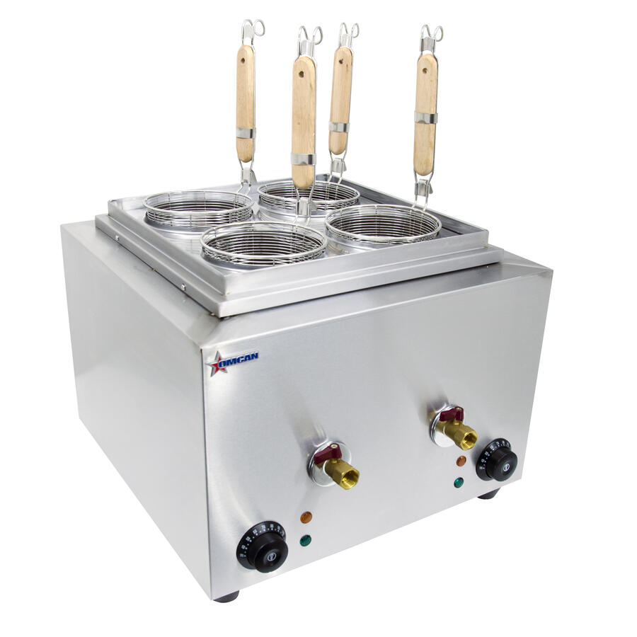 2 x 1.5 Gallon (2 x 6 L) Electric Countertop Pasta Cooker (120V)