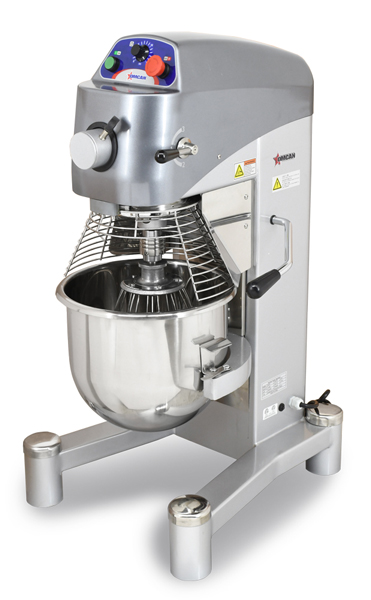 20 qt Heavy-Duty Planetary Mixer with Timer and Guard – 110V, 1500W