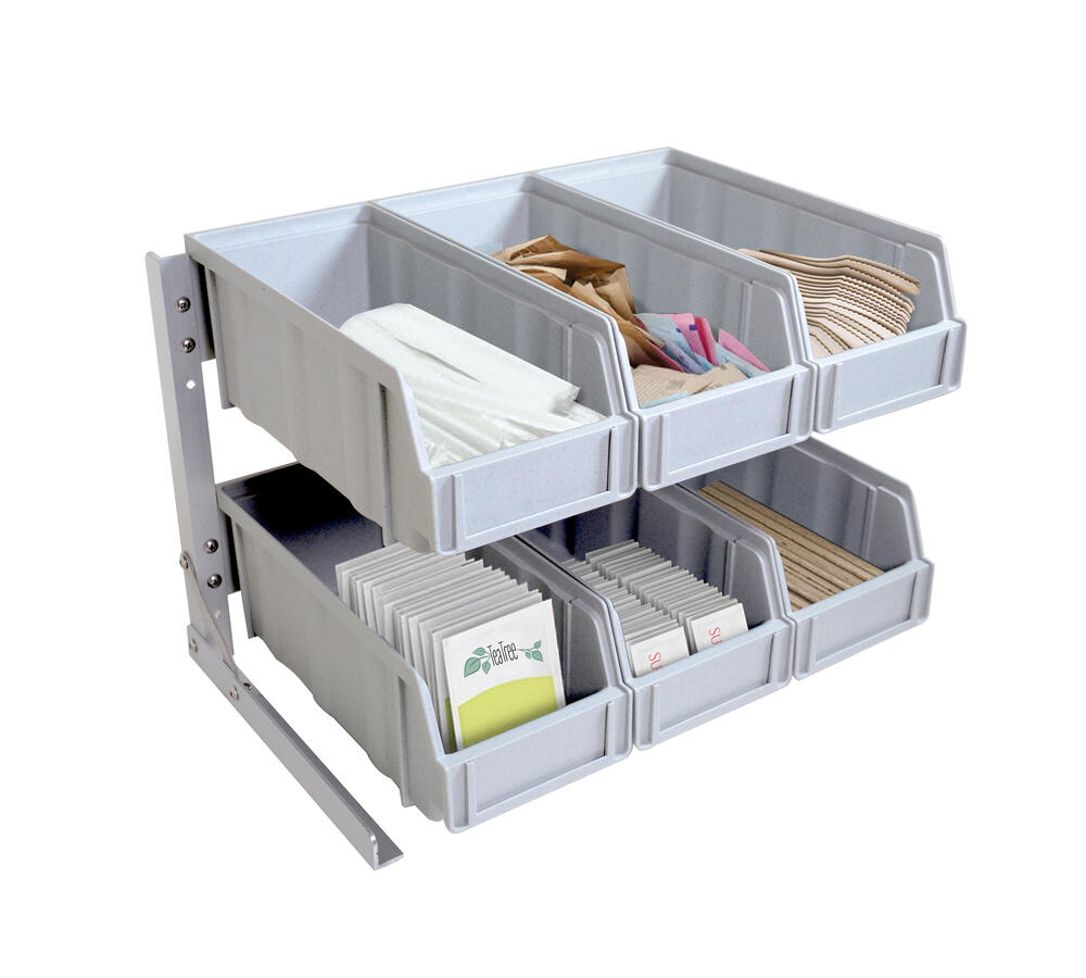 Plastic Condiment Organizer with Removable Compartments