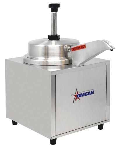 Countertop Stainless Steel Food Warmer with 3.5 qt capacity (with Spout and Pump)