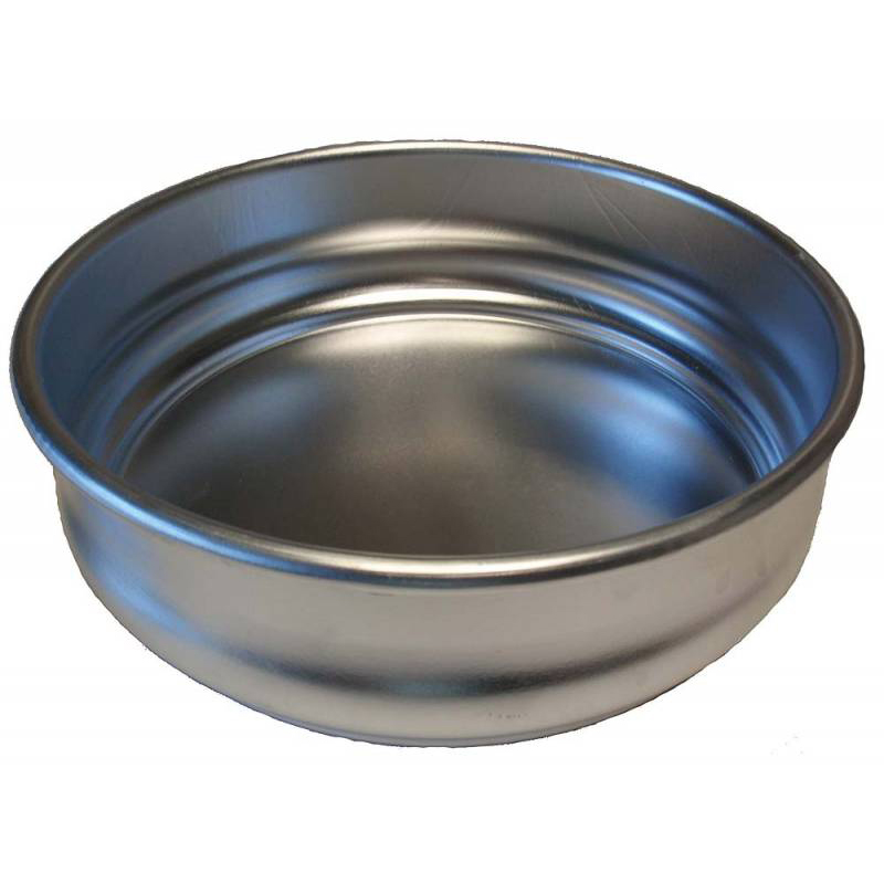 Omcan Dia. Aluminum Dough Pan — Size: 9"