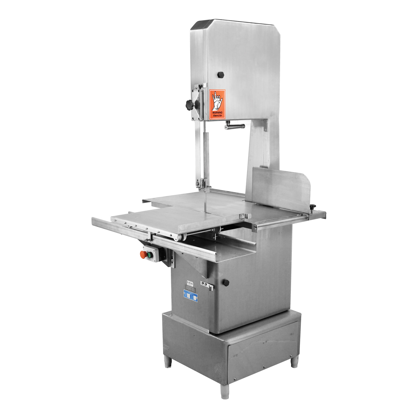 OMCAN Stainless Steel Floor Band Saw with 126″ Blade Length – 3 HP, 220V, 3 Phase