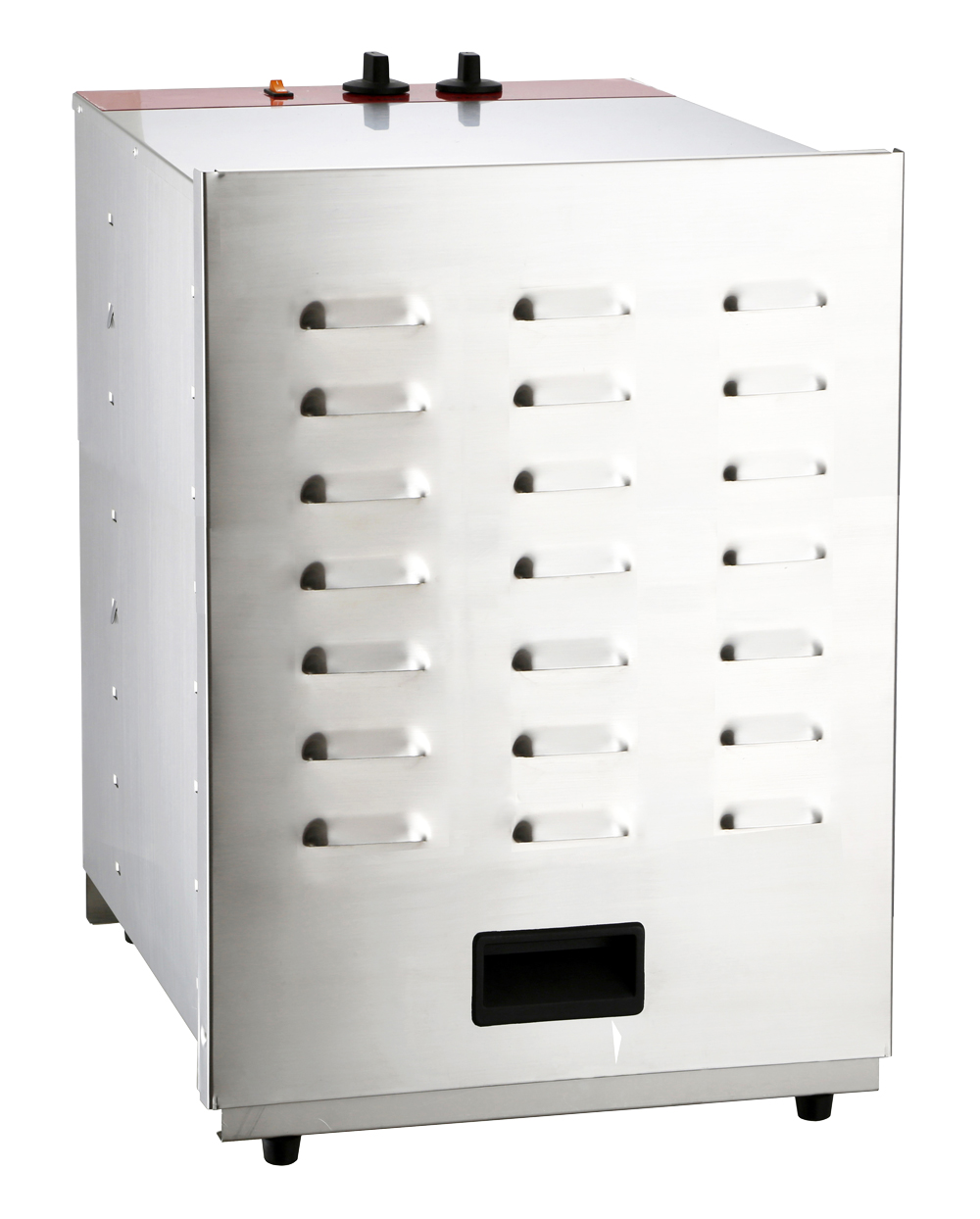 OMCAN 16 Tray Stainless Steel Food Dehydrator with Thermostat Control and Timer, 120V, 1000W