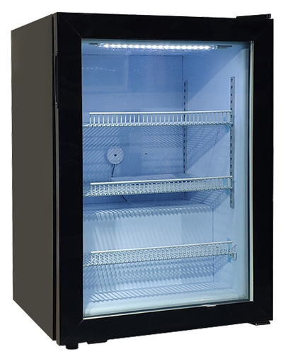 OMCAN 23″ One (1) Glass Door Countertop Display Freezer, 3.46 cu.ft. (98 L), Black
