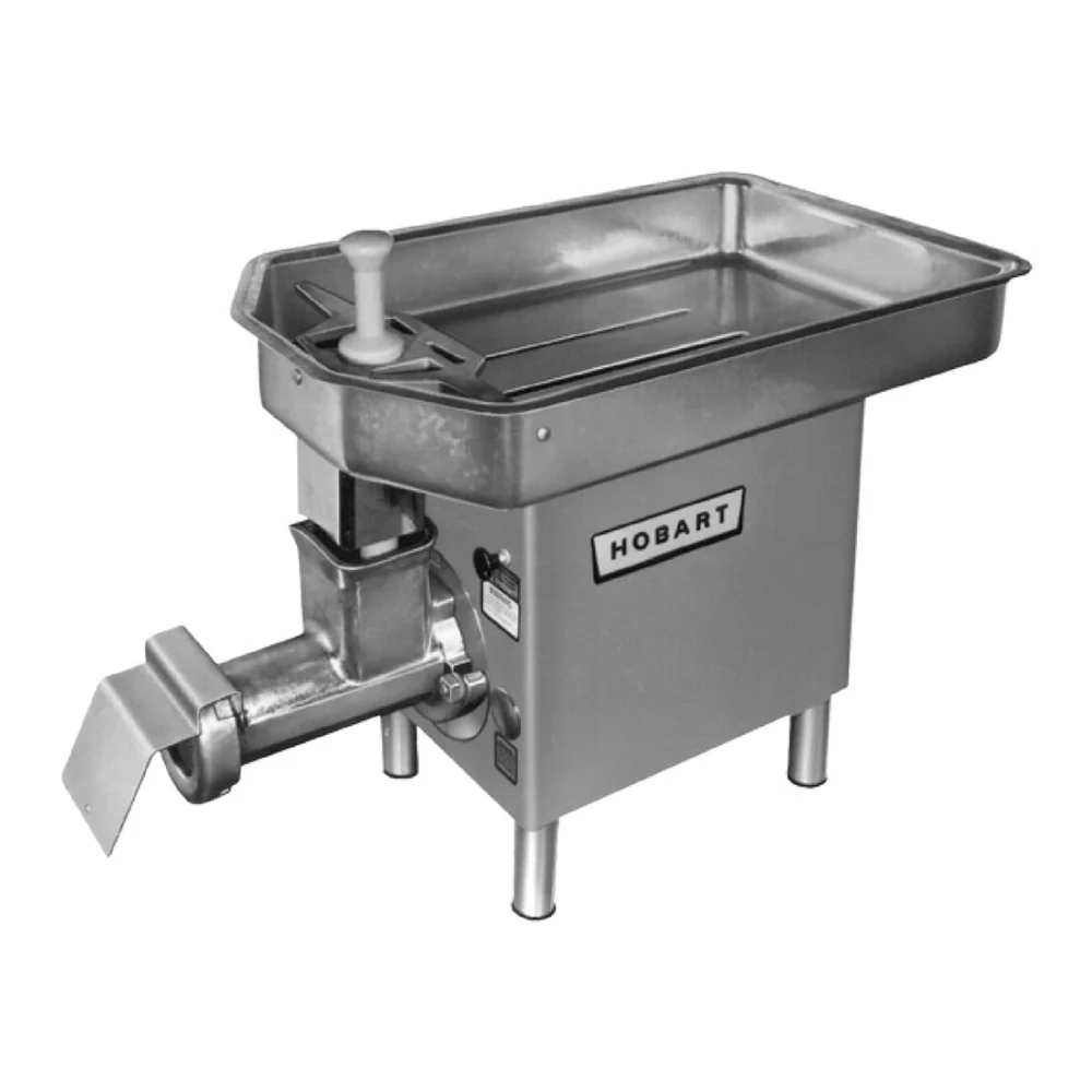 Hobart 4732-86 #32 robust Meat Grinder with Feed Pan - 200V / 3 Ph