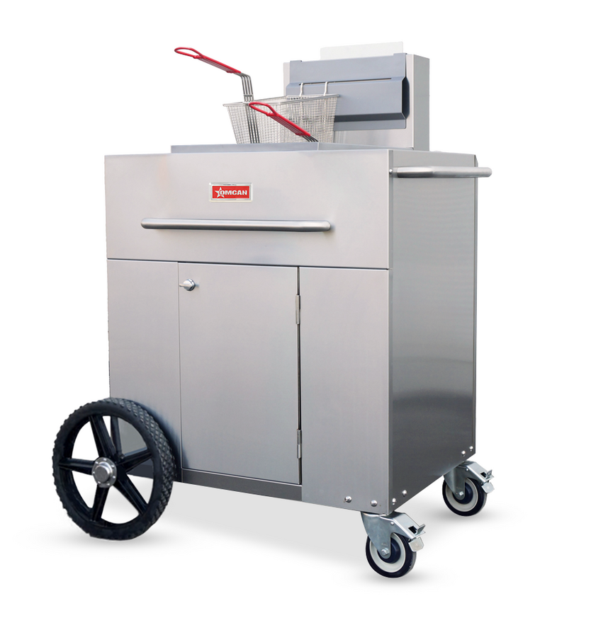 OMCAN Outdoor Portable Fryer Single Tank Propane