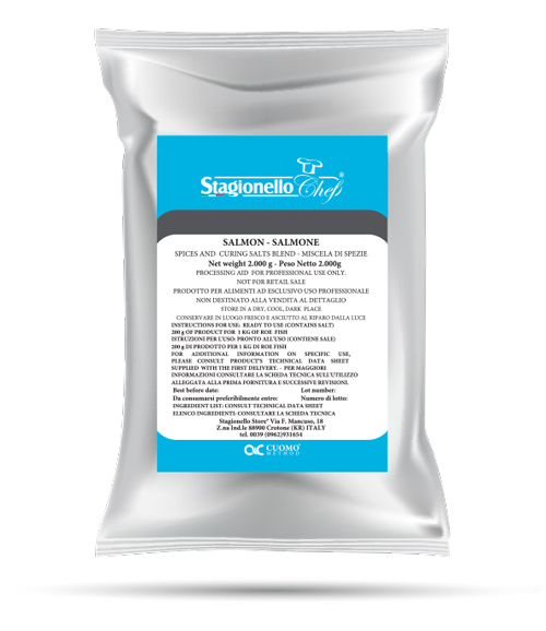 Stagionello Curing Salts and Spice Blend for Salmon 2kg/Bag