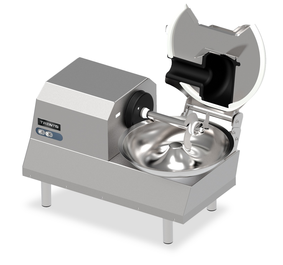 Trento 8 qt (10 lb.) Commercial Electric Bowl Cutter – 1 HP (750 W), 120 V