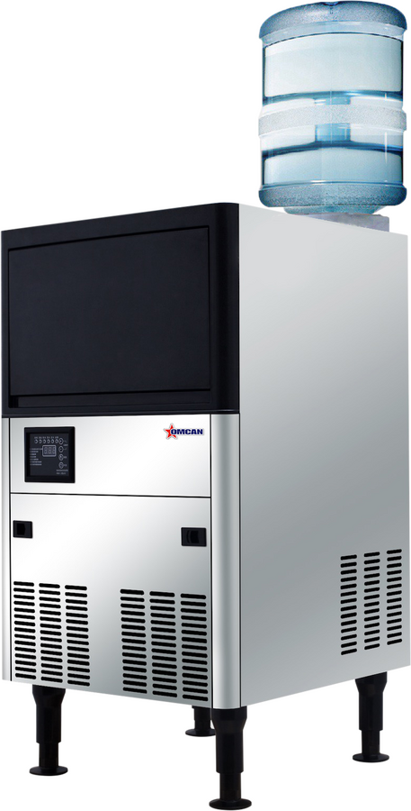 20″ Ice Maker Machine with Dual Water Input and 33 lb. Ice Bin – Ice Yield 80 lb. per Day