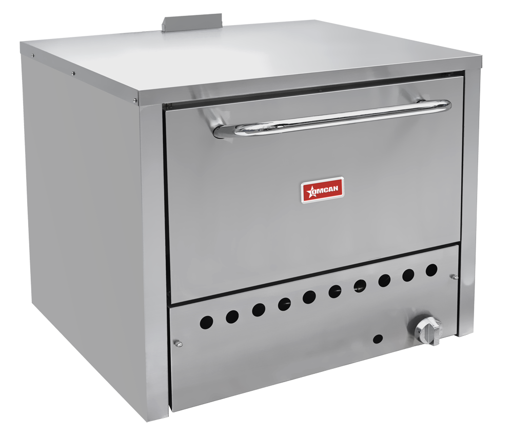 Omcan Single Chamber Countertop Pizza Oven – Natural Gas 32,000 BTU — Size: 31.5"