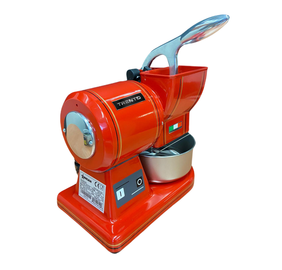 TRENTO Retro Cheese Grater with Microswitch 66 lb./hr, Red – 0.5HP (370W), 110 V